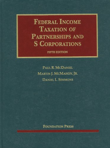 Stock image for Federal Income Taxation of Partnerships and S Corporations, 5th (University Casebook Series) for sale by Goodwill of Colorado