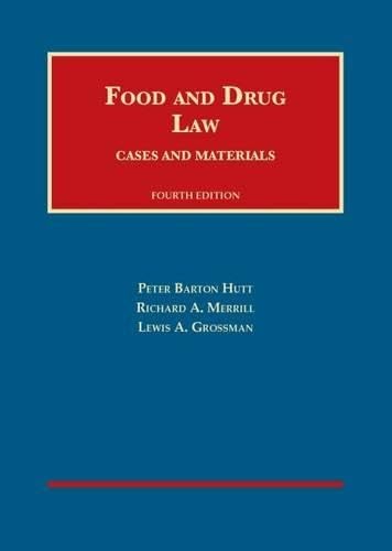 Beispielbild fr Food and Drug Law, 4th (University Casebook Series) zum Verkauf von BooksRun