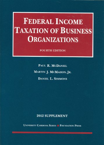 9781609302061: Federal Income Taxation of Business Organizations, 2012