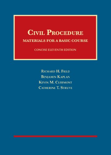 Beispielbild fr Civil Procedure (University Casebook Series) zum Verkauf von ThriftBooks-Dallas