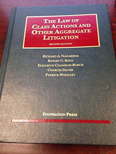 Beispielbild fr The Law of Class Actions and Other Aggregate Litigation, 2d zum Verkauf von Better World Books