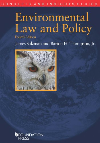 9781609303051: Environmental Law and Policy (Concepts and Insights)