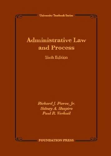 9781609303099: Administrative Law and Process (University Textbook Series)
