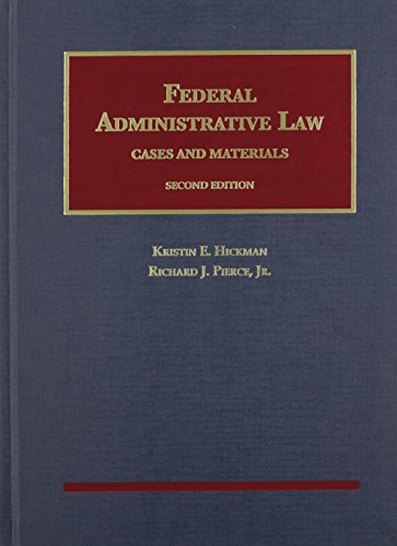 Beispielbild fr Federal Administrative Law, Cases and Materials, 2nd (University Casebook Series) zum Verkauf von BooksRun