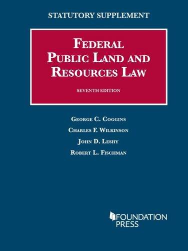 Stock image for Federal Public Land and Resources Law Statutory Supplement for sale by SecondSale