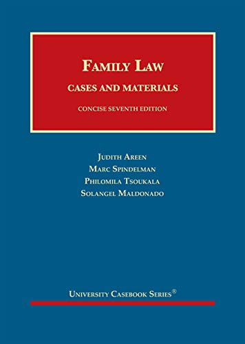 Stock image for Family Law, Cases and Materials, Concise for sale by TextbookRush