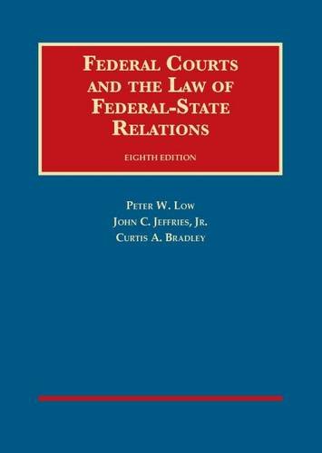 Imagen de archivo de Federal Courts and the Law of Federal-State Relations a la venta por Better World Books