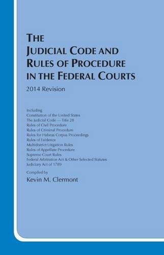 9781609304720: The Judicial Code and Rules of Procedure in the Federal Court (Selected Statutes)