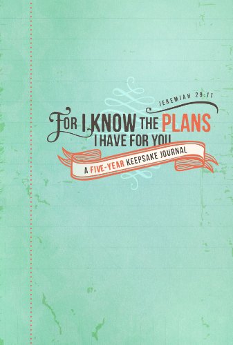 Beispielbild fr For I Know the Plans-5 Year: A Five-Year Keepsake Journal (Signature Journals) zum Verkauf von Goodwill of Colorado