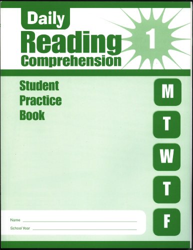 9781609632649: Daily Reading Comprehension - Grade 1 Student Practice Books (5-pack)