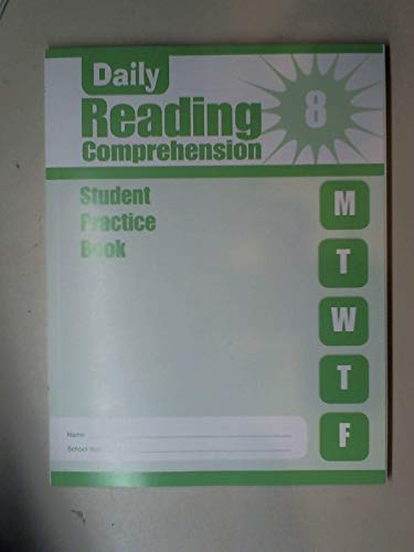Stock image for Daily Reading Comprehension, Grade 8 Individual Student Practice Book for sale by HPB-Diamond