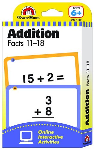 Addition Facts 11-18 (Learning Line Flashcards) (9781609639471) by Moor, Evan