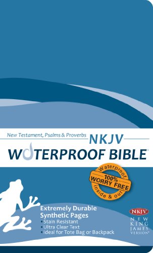 Imagen de archivo de Waterproof Durable New Testament with Psalms and Proverbs-NKJV-Bl a la venta por Hawking Books