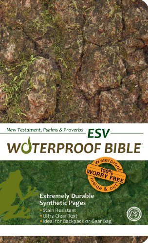 Beispielbild fr Waterproof New Testament with Psalms and Proverbs-ESV-Tree Bark zum Verkauf von ThriftBooks-Atlanta