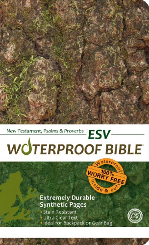 9781609690151: Waterproof New Testament with Psalms and Proverbs-ESV-Tree Bark