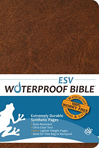 Stock image for Waterproof Bible-Esv-Brown for sale by Lakeside Books