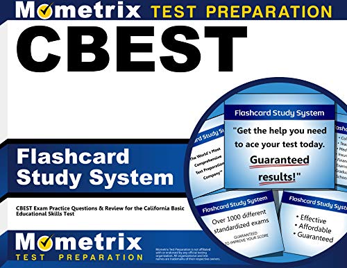 Stock image for CBEST Flashcard Study System: CBEST Exam Practice Questions & Review for the California Basic Educat for sale by Save With Sam