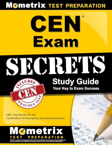 Beispielbild fr CEN Exam Secrets Study Guide: CEN Test Review for the Certification for Emergency Nursing Examination zum Verkauf von Goodwill Books