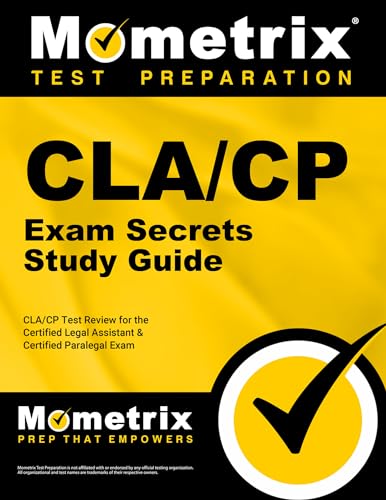 9781609713584: CLA/CP Exam Secrets Study Guide: CLA/CP Test Review for the Certified Legal Assistant & Certified Paralegal Exam
