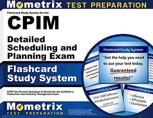 9781609714963: Flashcard Study System for the CPIM Detailed Scheduling and Planning Exam: CPIM Test Practice Questions & Review for the Certified in Production and Inventory Management Exam (Cards)