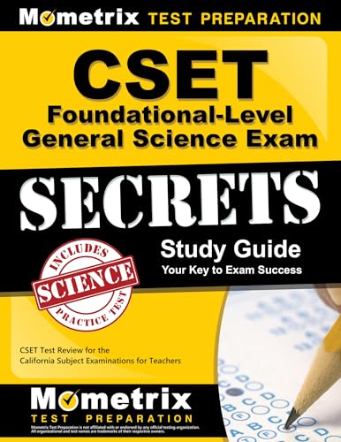 Immagine dell'editore per CSET Foundational-Level General Science Exam Secrets Study Guide: CSET Test Review for the California Subject Examinations for Teachers venduto da California Books