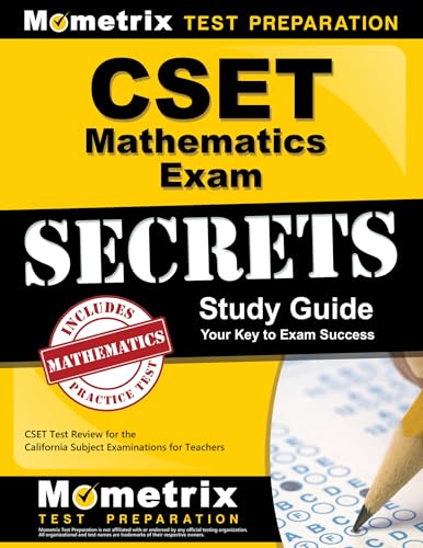 Beispielbild fr Cset Mathematics Exam Secrets Study Guide: Cset Test Review for the California Subject Examinations for Teachers zum Verkauf von Revaluation Books