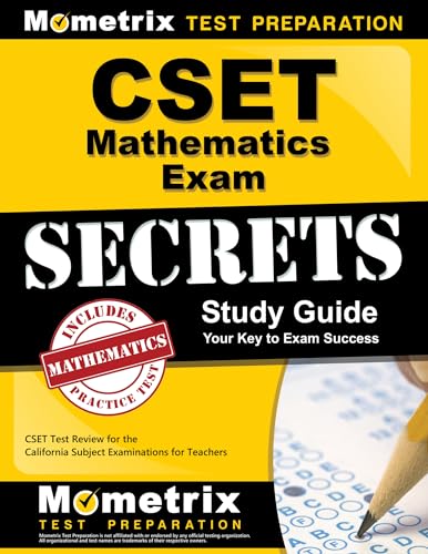 9781609715670: CSET Mathematics Exam Secrets Study Guide: CSET Test Review for the California Subject Examinations for Teachers
