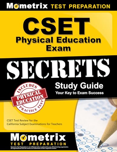9781609715731: CSET Physical Education Exam Secrets Study Guide: CSET Test Review for the California Subject Examinations for Teachers (Mometrix Secrets Study Guides)