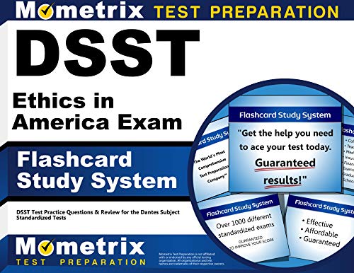 9781609716288: DSST Ethics in America Exam Flashcard Study System: DSST Test Practice Questions & Review for the Dantes Subject Standardized Tests