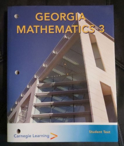 Beispielbild fr Georgia Mathematics 3 Student Text Carnegie Learning zum Verkauf von ThriftBooks-Dallas