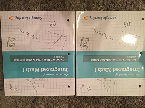 Stock image for Integrated Math 1 Teacher's Resources and Assessments Vol 1 and 2 for sale by ThriftBooks-Atlanta