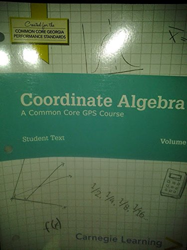 9781609721657: Coordinate Algebra Student Text