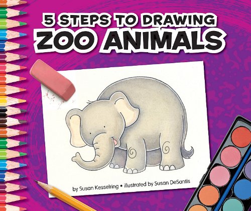 Stock image for 5 Steps to Drawing Zoo Animals for sale by Better World Books