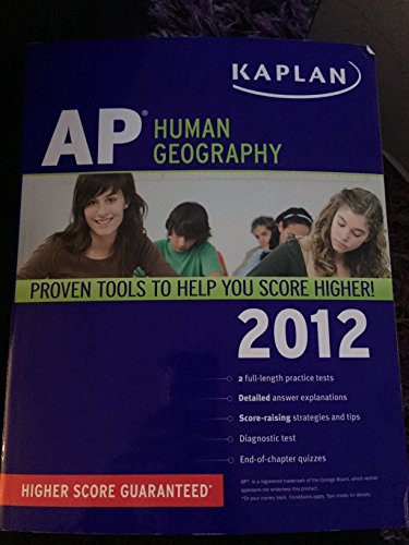Imagen de archivo de Kaplan AP Human Geography 2012 a la venta por Irish Booksellers