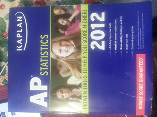 Stock image for Kaplan AP Statistics 2012 for sale by Irish Booksellers