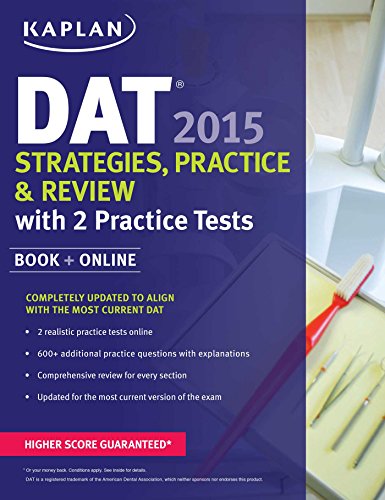 Stock image for DAT 2015 : Strategies, Practice and Review with 2 Practice Tests for sale by Better World Books: West