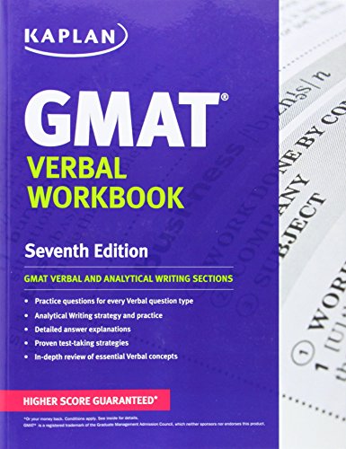 9781609780999: Kaplan GMAT Verbal Workbook