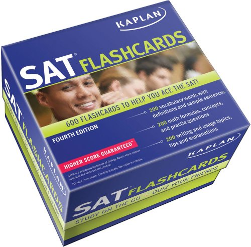 9781609781125: Kaplan SAT Flashcards