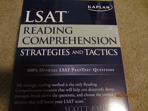 9781609781521: Kaplan LSAT Reading Comprehension Strategies and Tactics (Kaplan LSAT Strategies and Tactics)