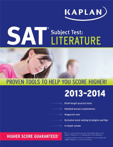Imagen de archivo de Kaplan SAT Subject Test Literature 2013-2014 a la venta por Better World Books: West