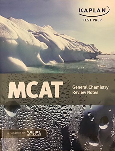 Beispielbild fr MCAT General Chemistry Review Notes zum Verkauf von Better World Books
