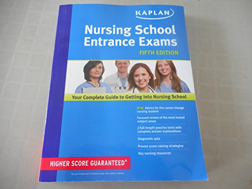 Beispielbild fr Nursing School Entrance Exams zum Verkauf von Better World Books: West