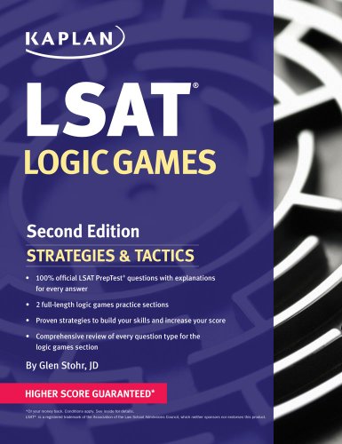 9781609786830: Kaplan LSAT Logic Games Strategies & Tactics