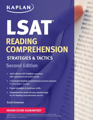 Kaplan LSAT Reading Comprehension Strategies & Tactics (Kaplan Test Prep) (9781609786854) by Emerson, Scott