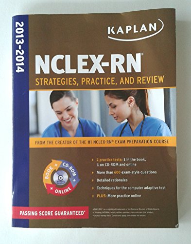 9781609788919: Kaplan NCLEX-RN: Strategies, Practice, and Review [With CDROM] (Kaplan NCLEX-RN (W/CD))