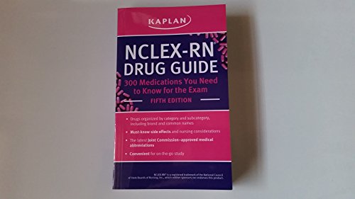 Beispielbild fr NCLEX-RN Drug Guide: 300 Medications You Need to Know for the Exam zum Verkauf von SecondSale