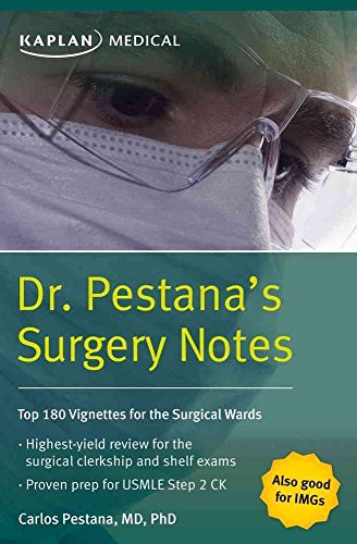 Imagen de archivo de Dr. Pestana's Surgery Notes: Top 180 Vignettes for the Surgical Wards a la venta por SecondSale