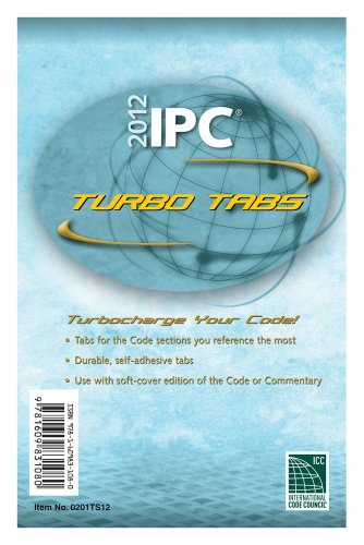 2012 International Plumbing Code Turbo Tabs for Paper Bound Edition (International Code Council Series) (9781609831080) by International Code Council