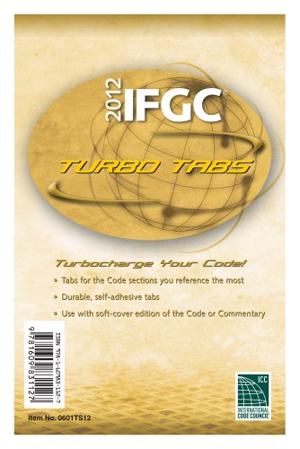 2012 International Fuel Gas Code Turbo Tabs for Loose Leaf Edition (International Code Council Series) (9781609831110) by International Code Council