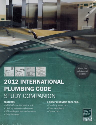 Beispielbild fr 2012 International Plumbing Code Study Companion zum Verkauf von thebookforest.com
